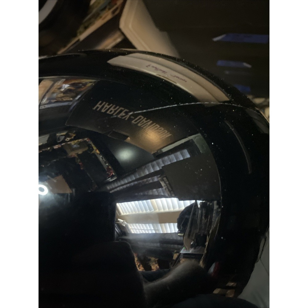 Harley-Davidson Lucid Ultra Light Sunshield Half Helmet Gloss Black 98390 XXL - Picture 10 of 13